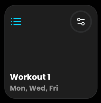 Reordering Your Workout